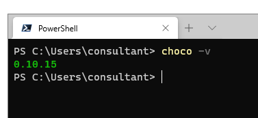 Confirm the installation of Chocolatey