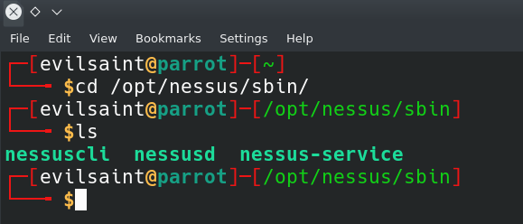 Nessus Directory